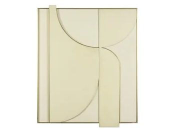 TOPAZ 14304067 - Plaster and brass decorative panel by JOSÉ LEITE DE CASTRO - view 2